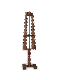 Présentoir vertical au sol pour 20 pistolets anciens