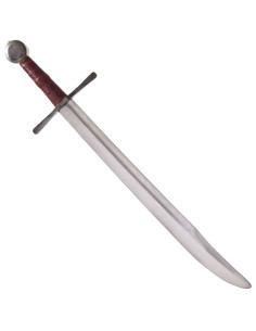 Épée de combat gothique Falchion, garde droite