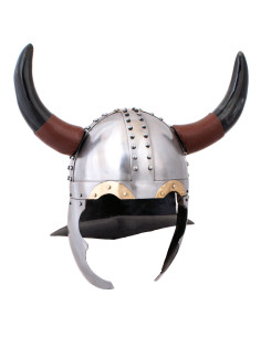Casque Viking à cornes - Remis à neuf