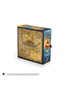 Carte puzzle de la Terre du Milieu du Seigneur des Anneaux 2
