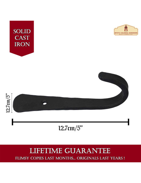 Lot de 2 supports muraux en fer forgé...