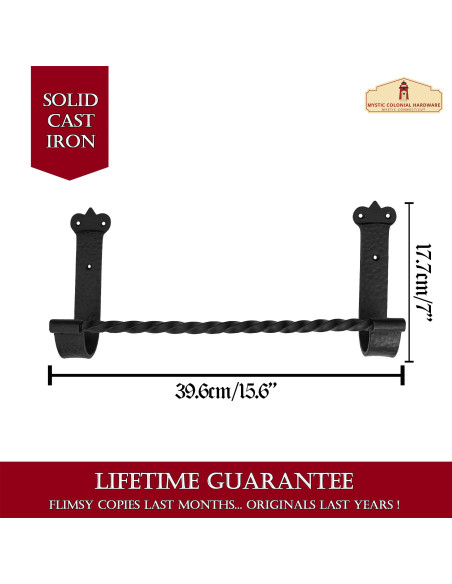 Porte-serviettes rustique médiéval en...