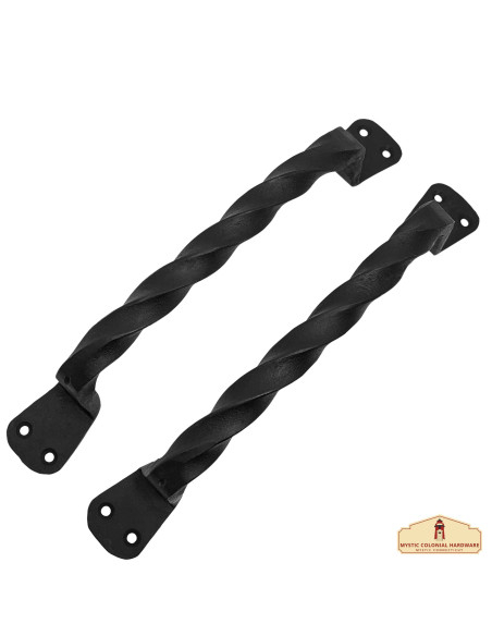 Lot de 2 poignées de porte médiévales...