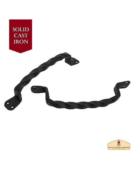 Lot de 2 poignées de porte médiévales...