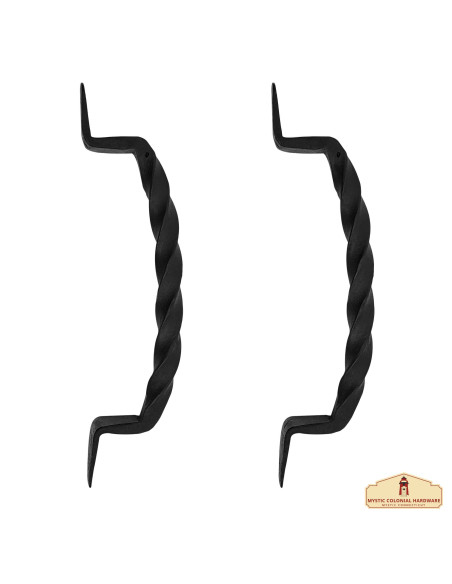 Lot de 2 poignées de porte médiévales...