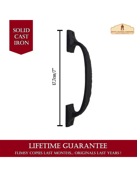 Poignée de porte médiévale (17,7 cm.)