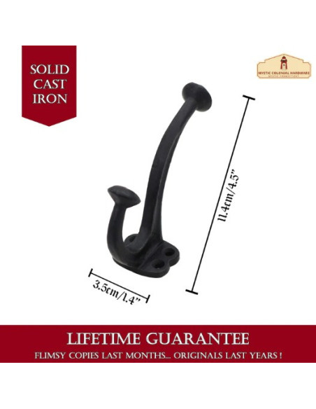 Lot de 2 supports muraux en fer forgé...