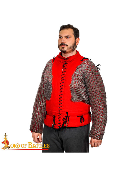 Épaules et manches en maille avec...