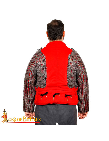 Épaules et manches en maille avec...