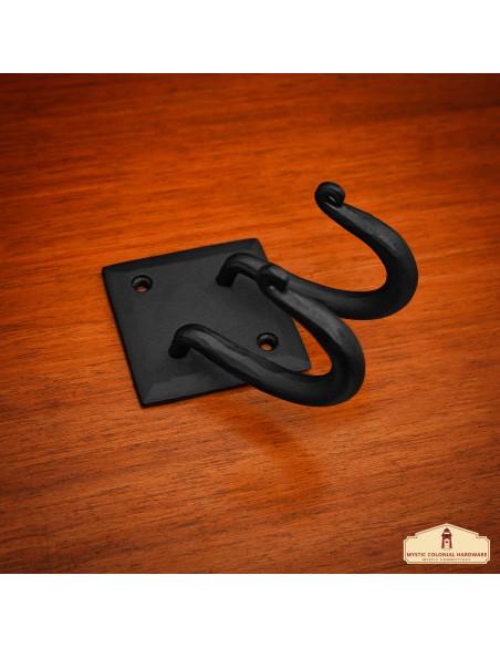 Support en fer forgé double spirale à...