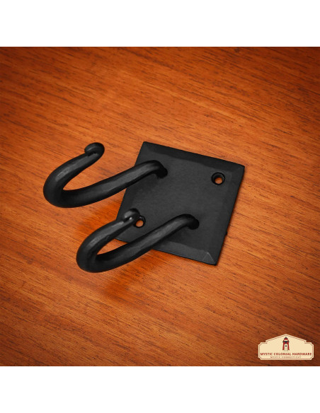 Support en fer forgé double spirale à...