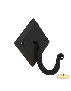 Support simple en spirale en fer forgé à suspendre