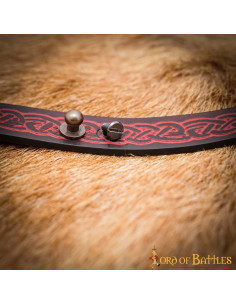 Bracelet Noeuds Celtiques Ajustable - Grenat 2