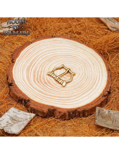 Petite boucle médiévale en laiton...