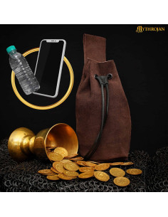 Sac médiéval pour récréateurs - marron 2