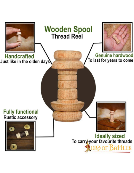 Petite bobine pour fils (4,7 cm.)