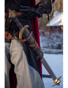 Baldric épée GN, cuir synthétique 2