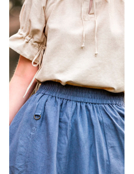 Blouse médiévale à manches courtes...