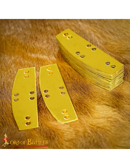 Pack de 20 plaques en laiton pour...