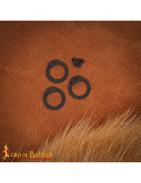 Anneaux de cotte de mailles plats...