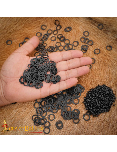 Anneaux de cotte de mailles plats...