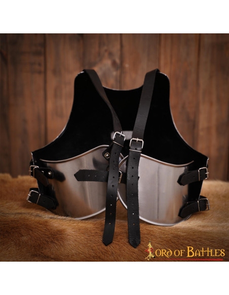 Cuirasse médiévale en acier pour...