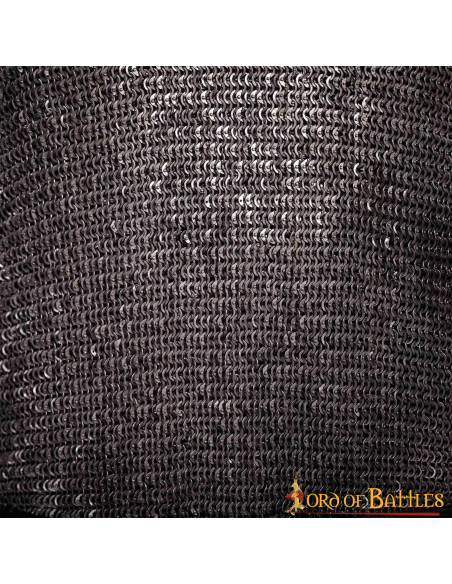 Cotte de mailles en acier doux,...