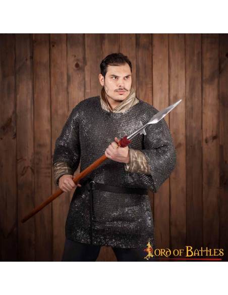 Cotte de mailles en acier doux,...