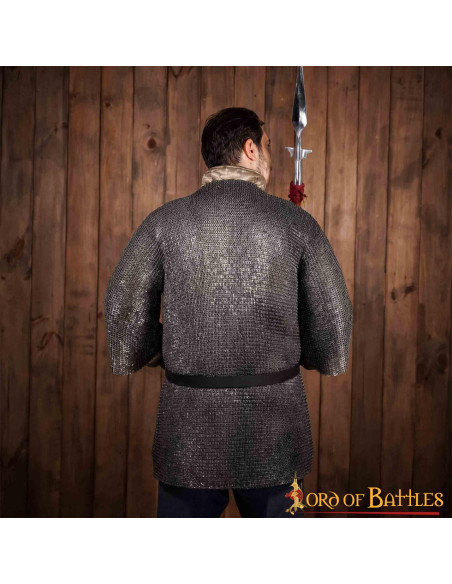 Cotte de mailles en acier doux,...