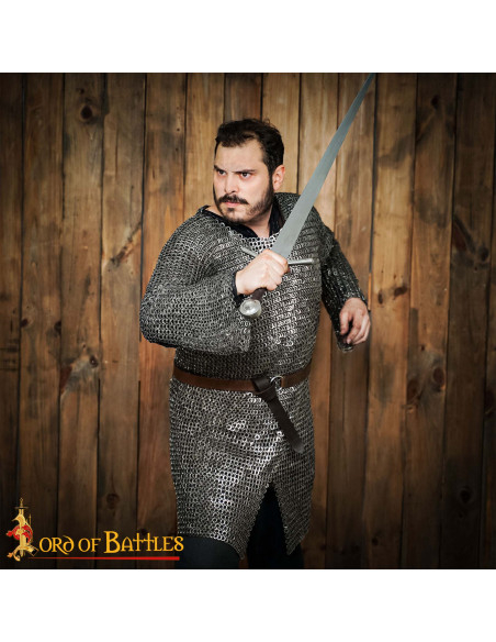 Cotte de mailles en acier inoxydable,...