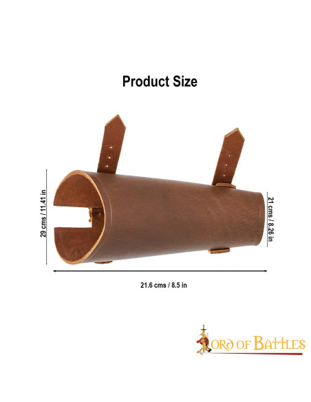 Bracelet médiéval en cuir pour...