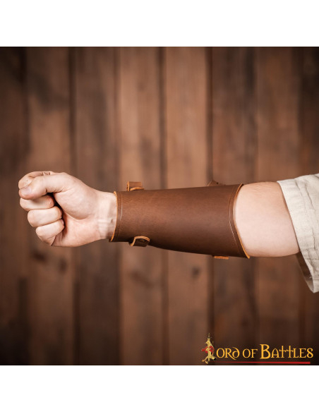 Bracelet médiéval en cuir pour...