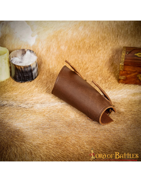 Bracelet médiéval en cuir pour...