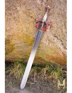 Épée fantastique Highborn série Stronghold couleur rouge...