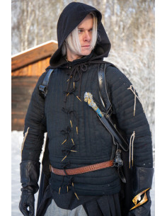 Étui pour baguette d'épaule avec Baldric - Noir