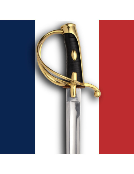 Sabre de hussard napoléonien français...