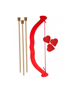 Arche en bois rouge pour enfants (45 cm.)