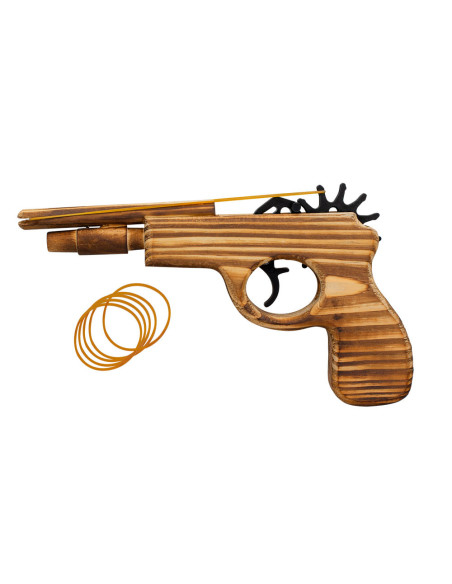 Pistolet en bois pour enfants (21 cm.)
