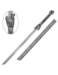 Épée de dragon traditionnelle chinoise, dynastie Tang...