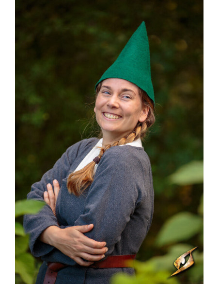 Chapeau Fantasy Gnome, laine verte