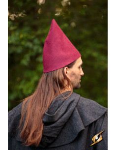 Chapeau Fantasy Gnome, laine rouge 2