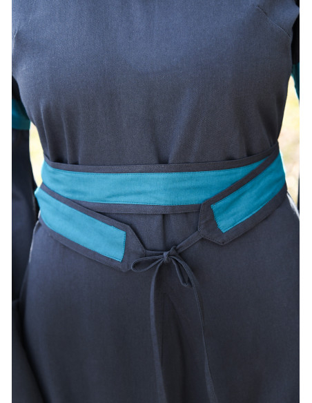 Bliaut Konstanze Robe Médiévale, bleu...