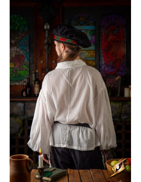 T-shirt d'escrime froissé, blanc