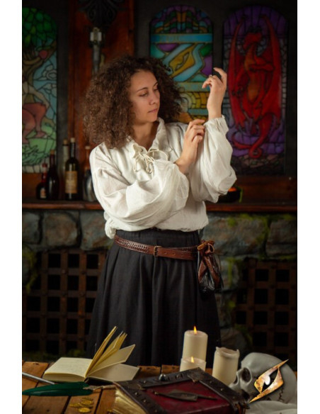 T-shirt d'escrime froissé, blanc