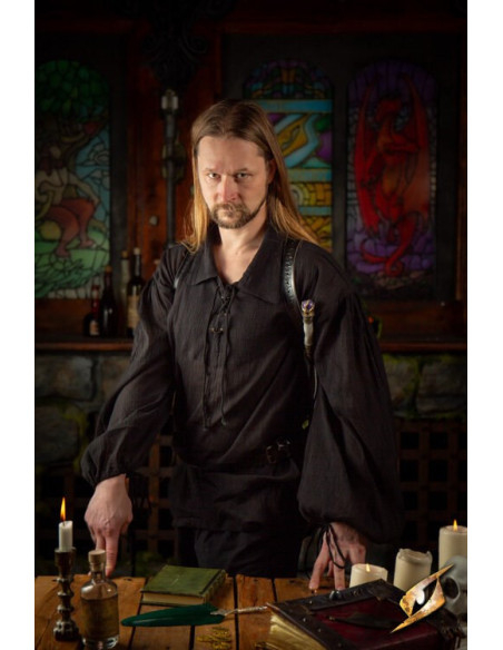 T-shirt d'escrime froissé, noir