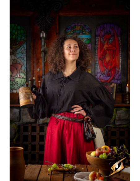 T-shirt d'escrime froissé, noir