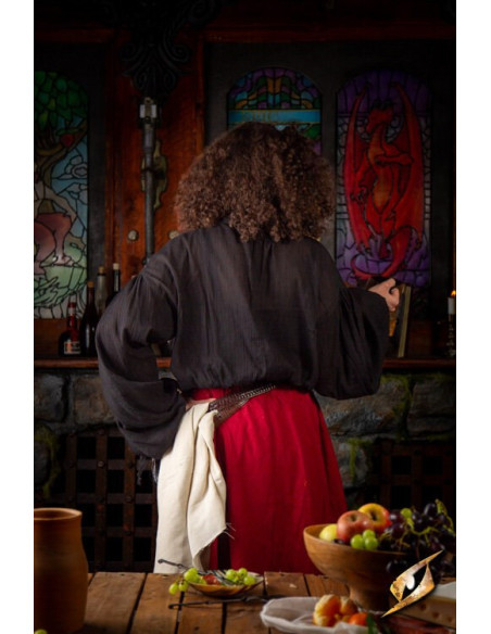 T-shirt d'escrime froissé, noir