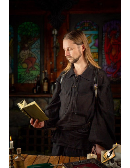 T-shirt d'escrime froissé, noir