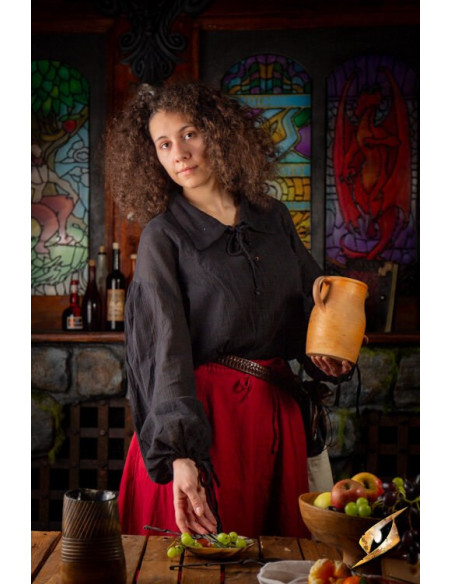 T-shirt d'escrime froissé, noir