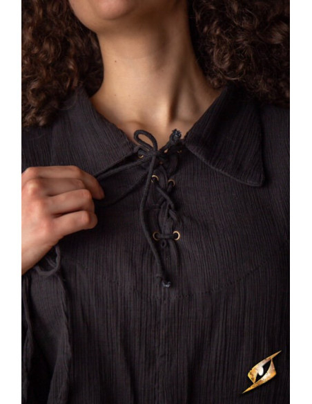 T-shirt d'escrime froissé, noir